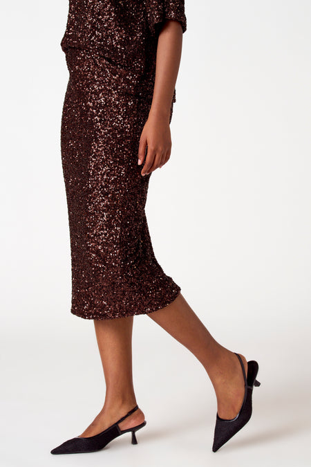 Jupe 3/4 Bordeaux - Astrid Black Label