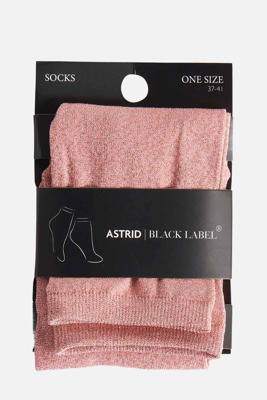 Sokken - roze - Astrid Black Label