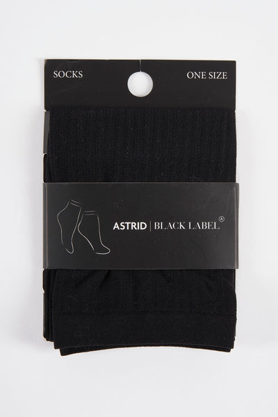 Sokken Zwart - Astrid Black Label