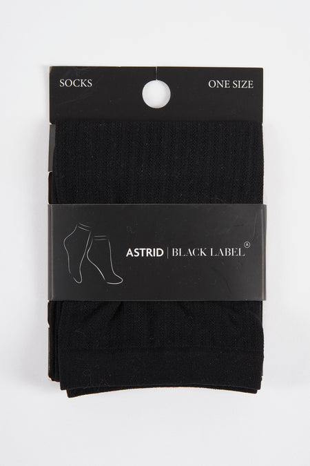 Sokken Zwart - Astrid Black Label