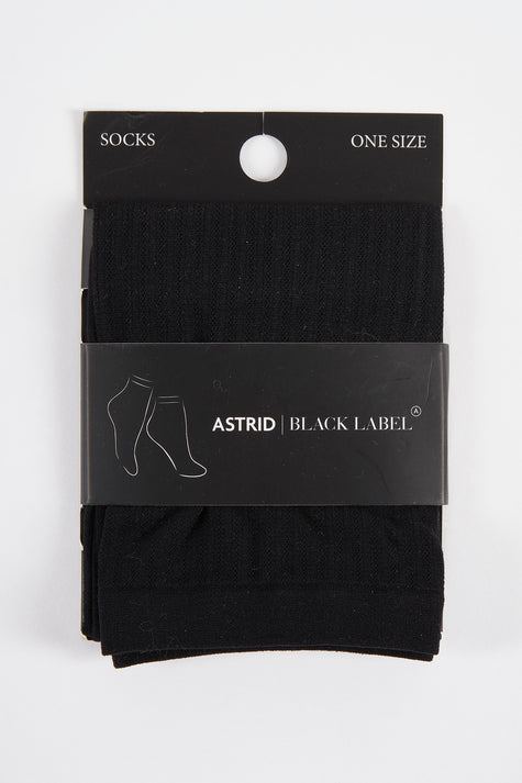 Sokken Zwart - Astrid Black Label