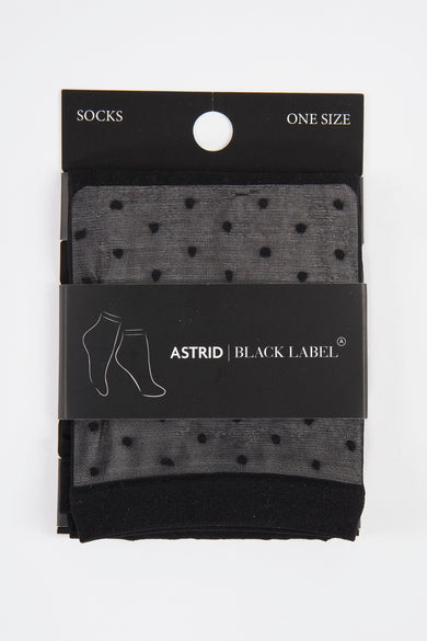 Chaussettes Noir - Astrid Black Label