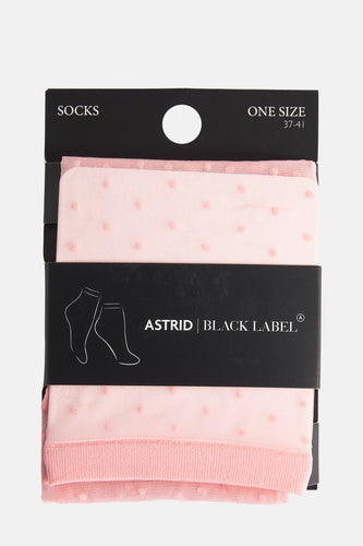 Sokken - roze - Astrid Black Label