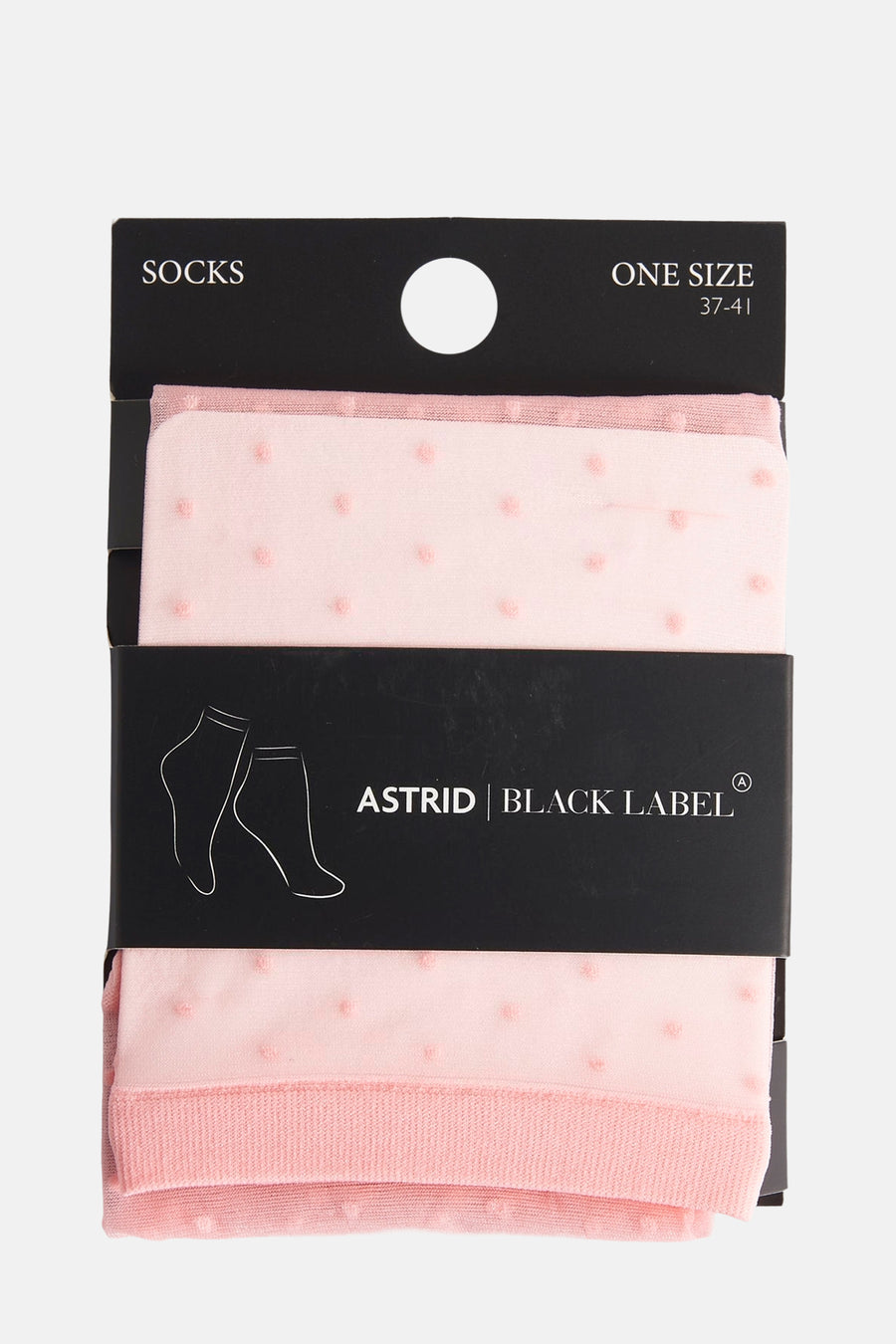 Sokken - roze - Astrid Black Label