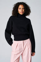 Pull col roulé Noir - Astrid Black Label