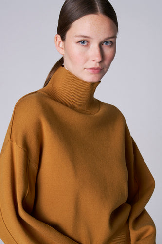 Pull à col roulé - vert - Astrid Black Label