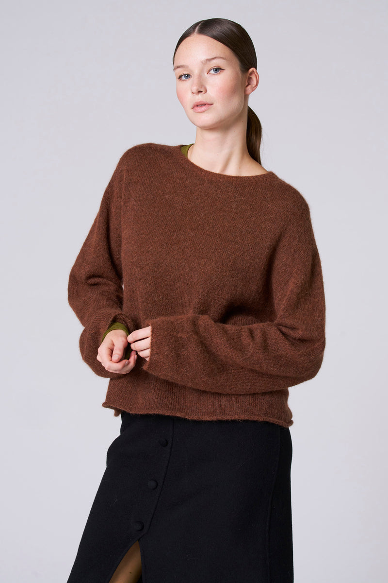 Pull col O Orange - Astrid Black Label
