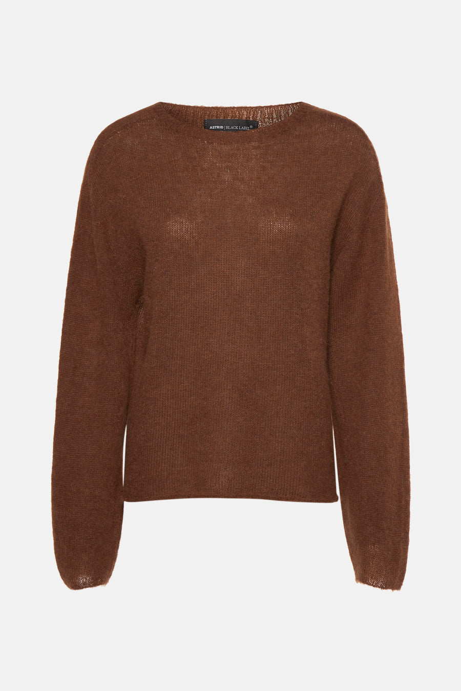 Pull met ronde hals - Bruin - Astrid Black Label