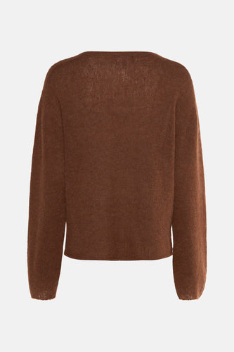 Pull met ronde hals - Bruin - Astrid Black Label
