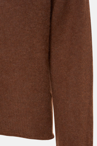 Pull met ronde hals - Bruin - Astrid Black Label