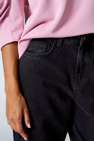 Jeans straight Black denim - Astrid Black Label