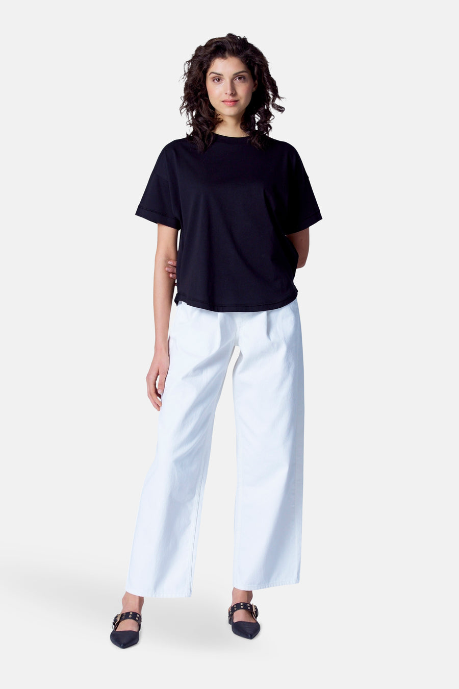 T-shirt met korte mouwen - zwart - Astrid Black Label