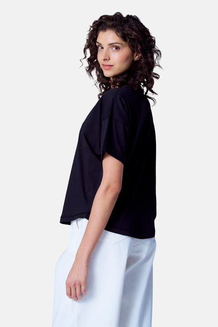 T-shirt met korte mouwen - zwart