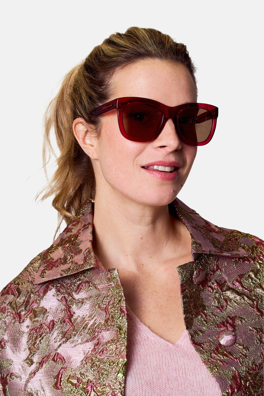 Lunettes de soleil - rose - Astrid Black Label