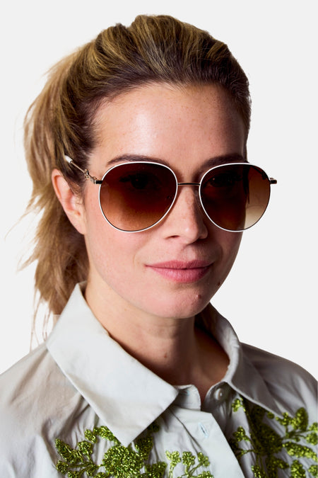 Bril Wit - Astrid Black Label