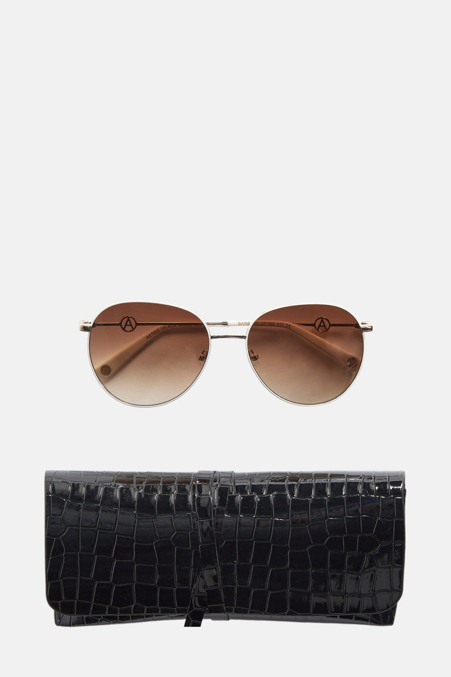 Lunettes de soleil - blanc - Astrid Black Label