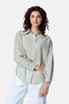 Blouse à manches longues - vert