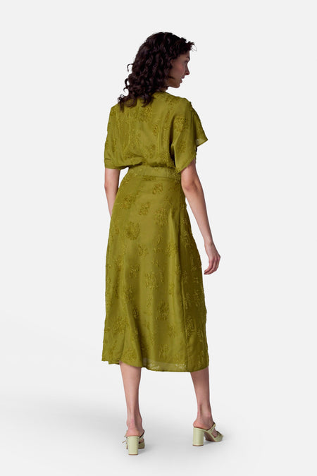 Kleedjes (korte mouwen) Groen - Astrid Black Label
