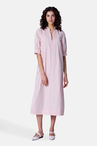 Kleedje met korte mouwen - roze