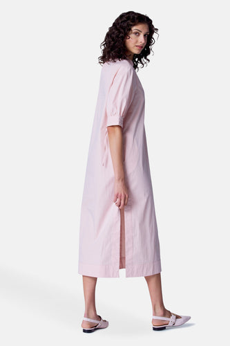 Kleedje met korte mouwen - roze