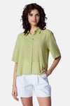 Blouse à manches courtes - vert