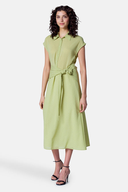 Kleedjes (korte mouwen) Groen - Astrid Black Label