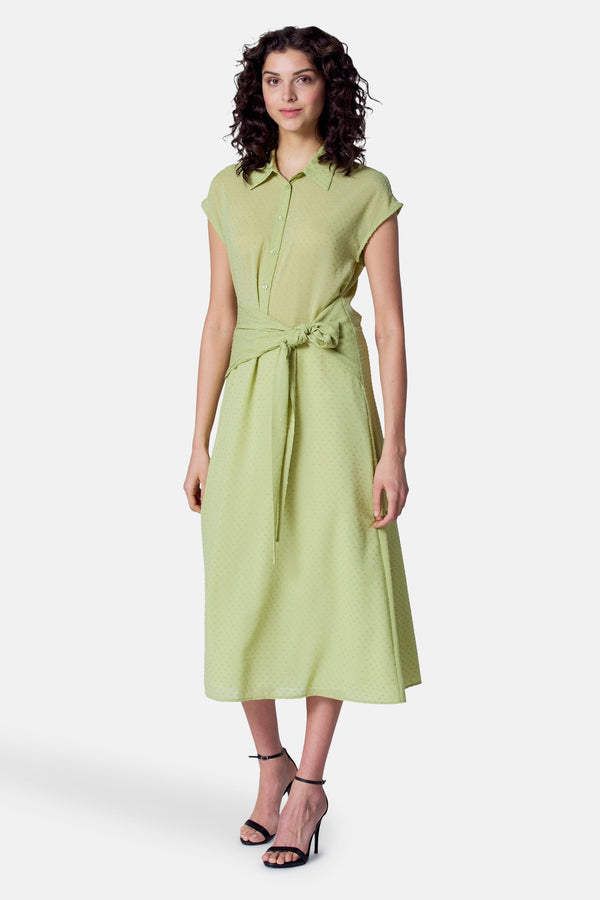 Kleedjes (korte mouwen) Groen - Astrid Black Label