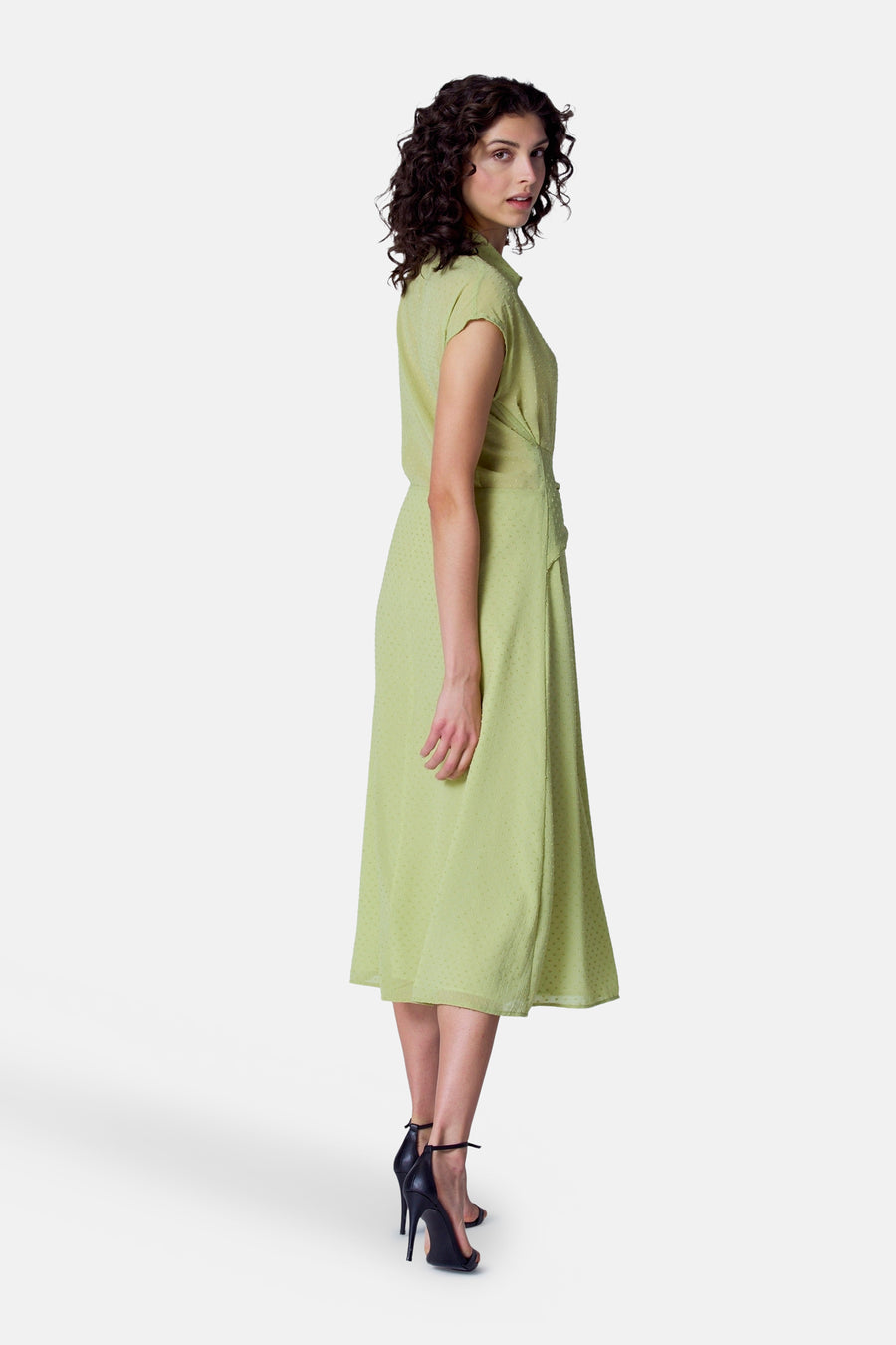 Kleedje met korte mouwen - groen - Astrid Black Label