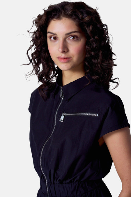 Kleedjes (korte mouwen) Zwart - Astrid Black Label