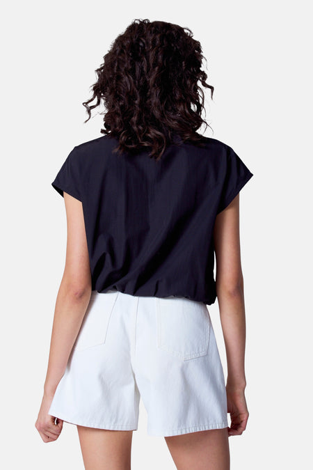 Chemisier (manches courtes) Noir - Astrid Black Label