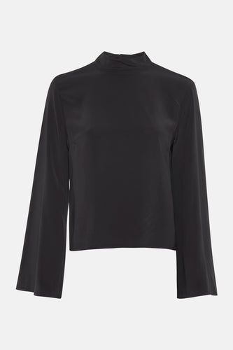 Blouse met lange mouwen - Zwart