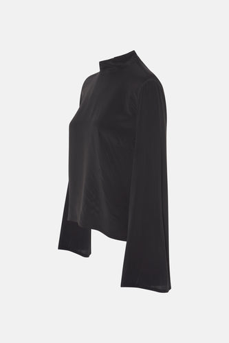 Blouse met lange mouwen - Zwart