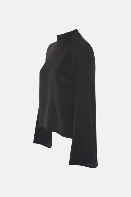 Blouse (lange mouwen) Zwart - Astrid Black Label