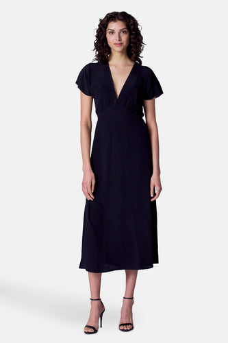 Robe à manches courtes - Noir - Astrid Black Label