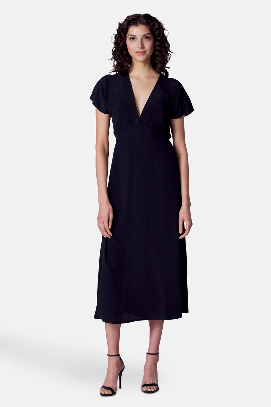 Robe à manches courtes - Noir - Astrid Black Label