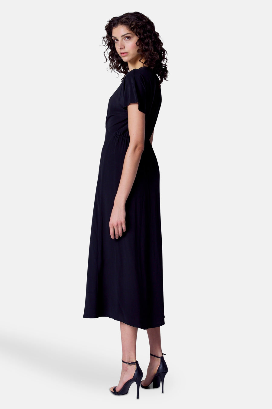 Robe à manches courtes - Noir - Astrid Black Label