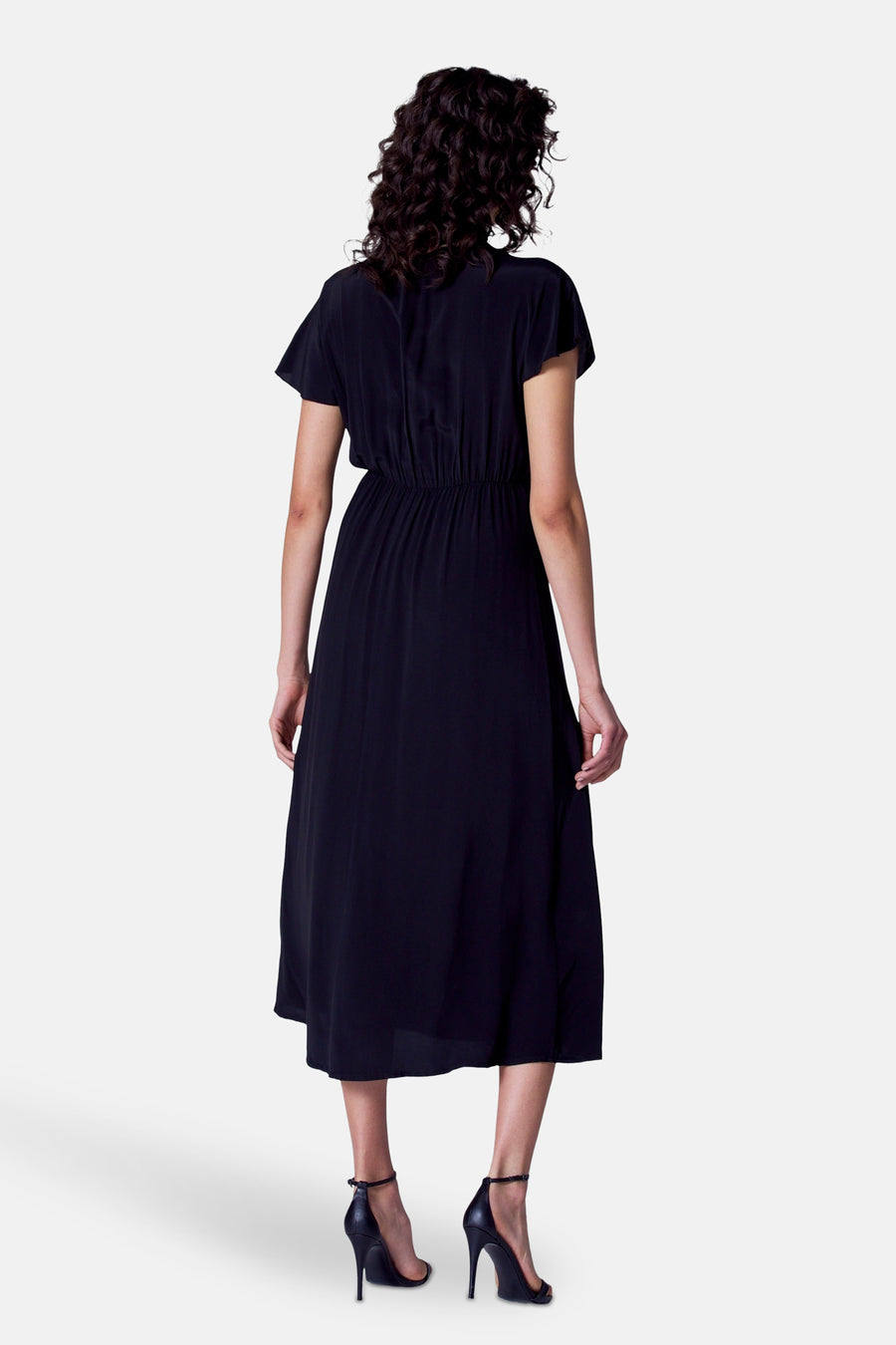Robe à manches courtes - Noir - Astrid Black Label