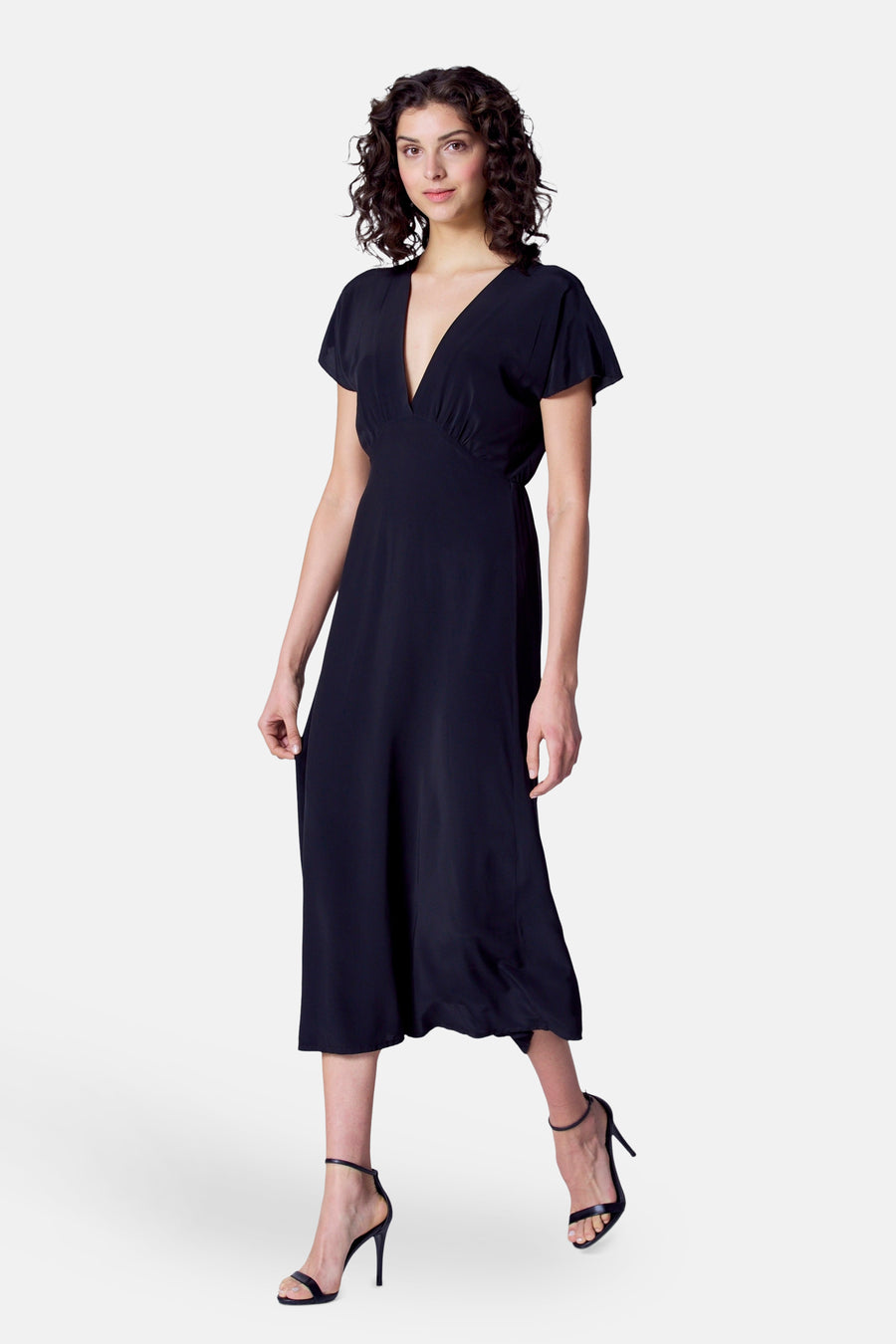 Robe à manches courtes - Noir - Astrid Black Label
