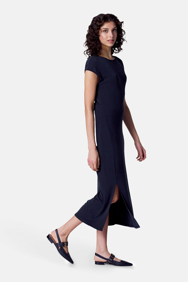 Kleedjes (korte mouwen) Zwart - Astrid Black Label