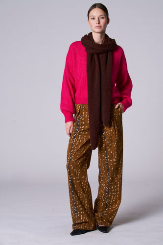 Sjaal - bruin - Astrid Black Label