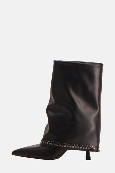 Chaussettes noires Astrid Black Black Label avec avec point point point et et et et.