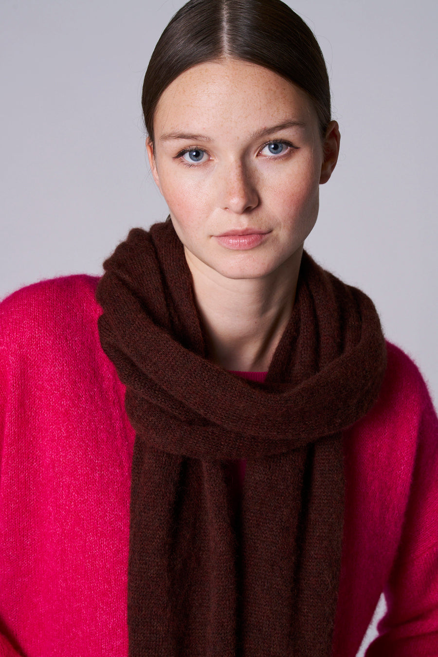 Sjaal - bruin - Astrid Black Label