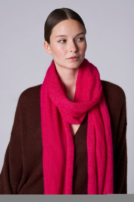 Wintersjaals Roze - Astrid Black Label
