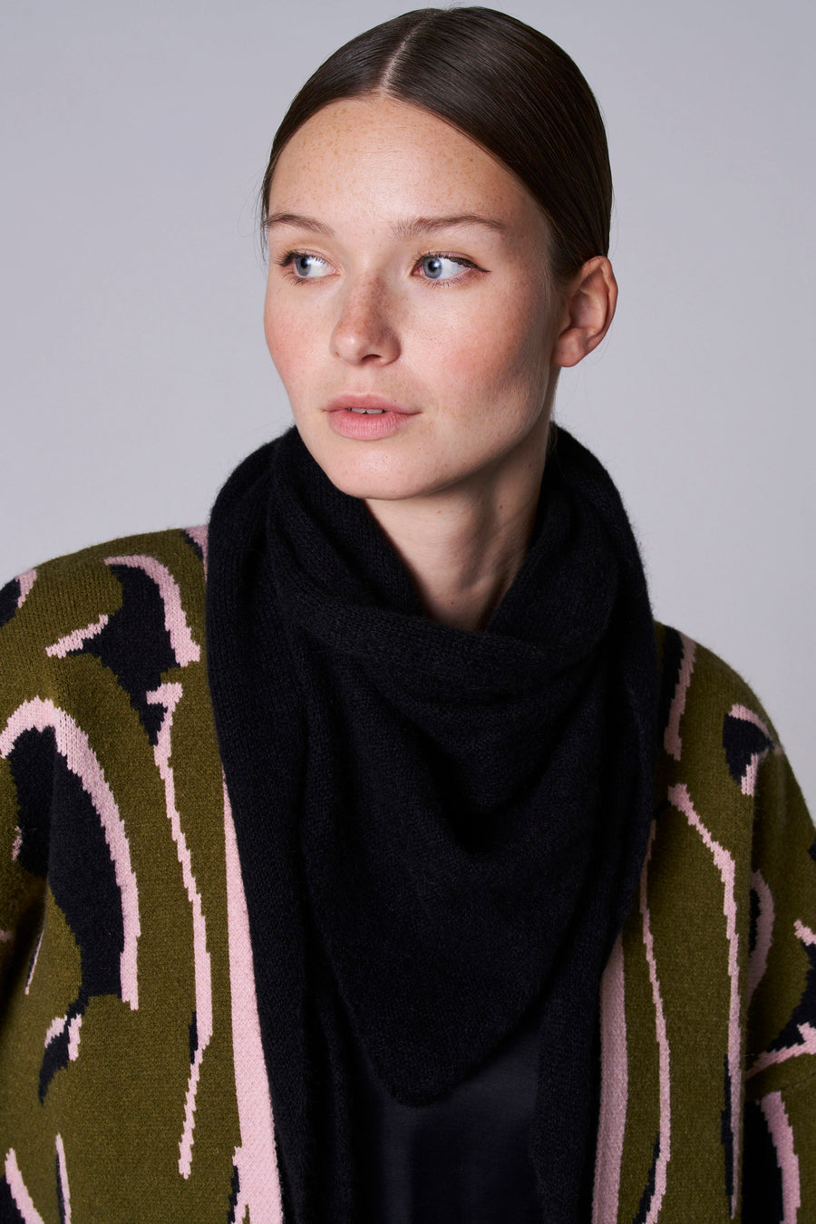 Sjaal - oranje - Astrid Black Label