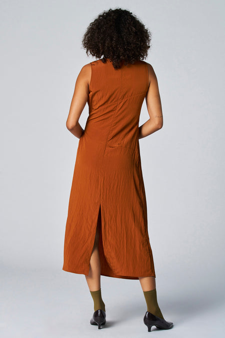 Kleedjes zonder mouwen Oranje - Astrid Black Label