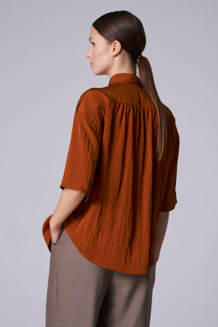 Chemisier 3/4 Orange - Astrid Black Label