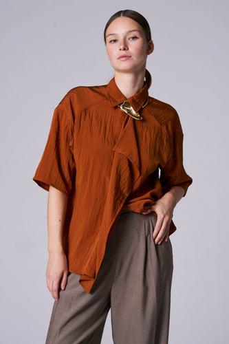 Blouse - Brun - Astrid Black Label