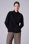 Blouse à manches longues - Noir