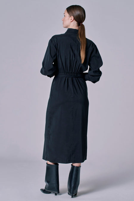 Robes manches longues Black denim - Astrid Black Label