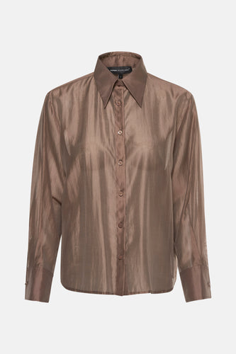 Blouse met lange mouwen - taupe - Astrid Black Label